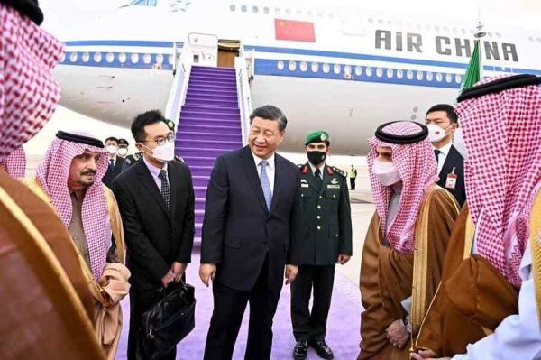 عکس، رئیس جمهوری چین وارد عربستان شد