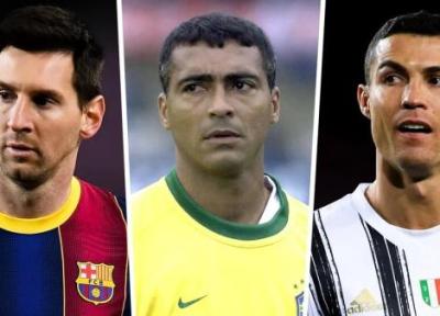 برترین گلزنان تاریخ فوتبال چه کسانی هستند؟ رونالدو، مسی یا روماریو؟